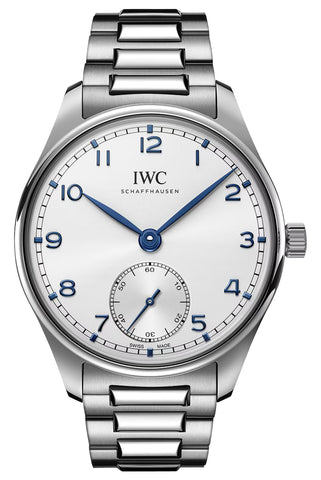 update alt-text with template Watches - Mens-IWC-IW358312-40 - 45 mm, IWC, mens, menswatches, Portugieser, product_ContactUs, round, rpSKU_IW358305, rpSKU_IW371606, rpSKU_IW371620, rpSKU_IW378002, rpSKU_IW378004, seconds sub-dial, silver-tone, stainless steel band, stainless steel case, swiss automatic, watches-Watches & Beyond