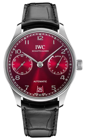 update alt-text with template Watches - Mens-IWC-IW500714-40 - 45 mm, date, IWC, leather, mens, menswatches, Portugieser, power reserve indicator, product_ContactUs, red, round, rpSKU_IW356504, rpSKU_IW356522, rpSKU_IW390704, rpSKU_IW501015, rpSKU_IW510106, seconds sub-dial, stainless steel case, swiss automatic, watches-Watches & Beyond
