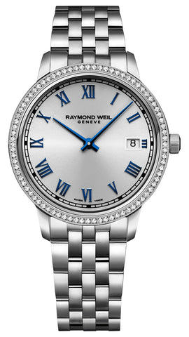 update alt-text with template Watches - Womens-Raymond Weil-5385-STS-00653-30 - 35 mm, date, diamonds / gems, new arrivals, Raymond Weil, round, rpSKU_5132-S1S-52181, rpSKU_5985-SCS-00653, rpSKU_FC-310WDHB3BD6B, rpSKU_MWW06T000144, rpSKU_R27057732, silver-tone, stainless steel band, stainless steel case, swiss quartz, Toccata, watches, womens, womenswatches-Watches & Beyond