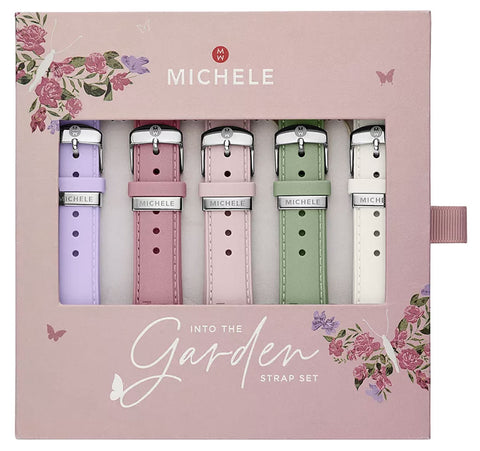 update alt-text with template Watch Bands-Michele-MS16S02SET-green, Michele, new arrivals, pink, purple, rpSKU_MS16S01SET, rpSKU_MWW06G000012, rpSKU_MWW06V000002, rpSKU_MWW06V000122, rpSKU_MWW21B000009, silicone, strap set, watchbands, white-Watches & Beyond