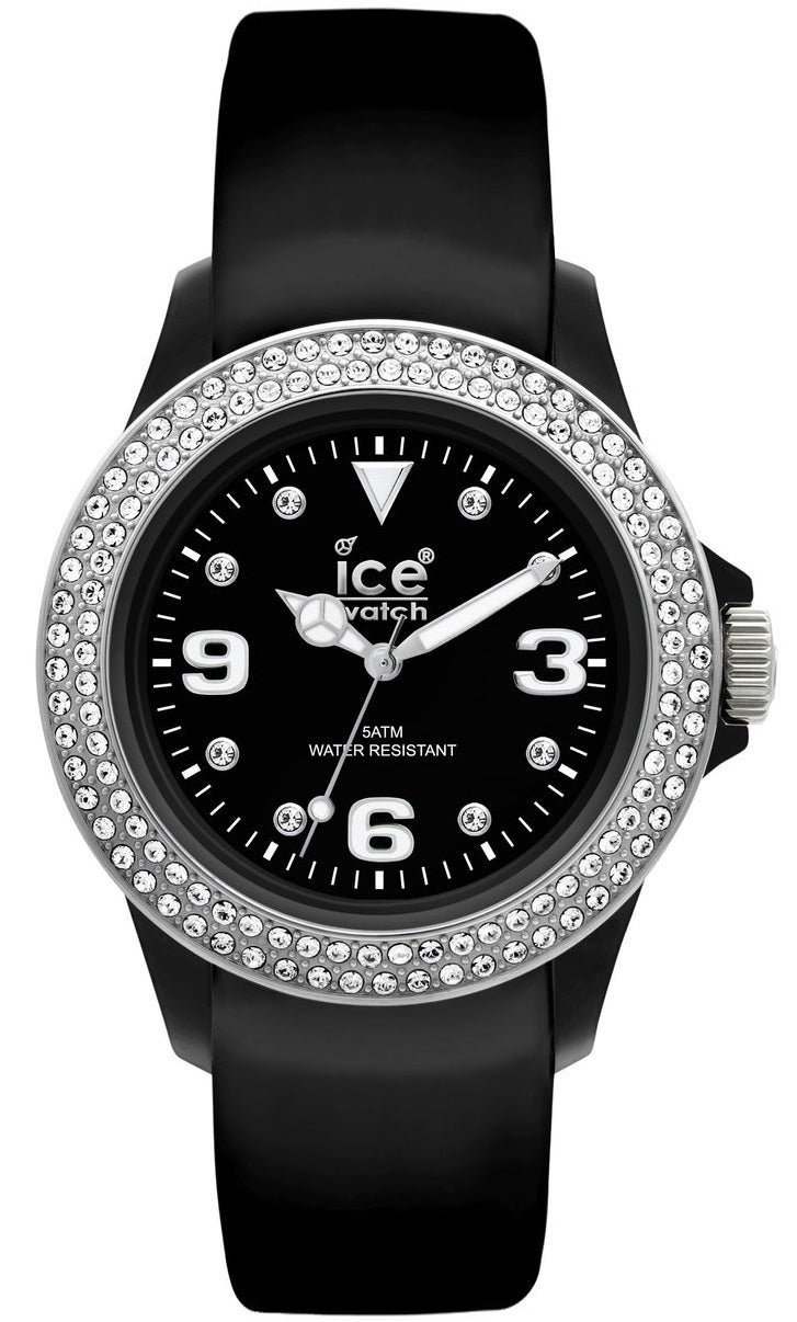 Ice-Watch Stone Tycoon Swarovski Crystal Black Watch