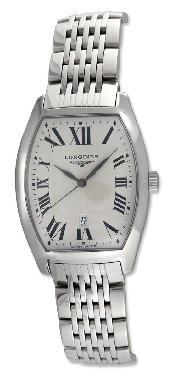 LONGINES EVIDENZA Quartz, Stainless Steel, Silver Dial