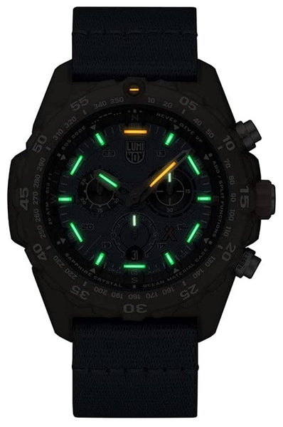 Luminox Bear Grylls Survival ECO Master Chronograph Blue Dial Blue Tex