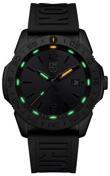 Luminox Pacific Diver Ion Plated Steel Black Dial Black Rubber