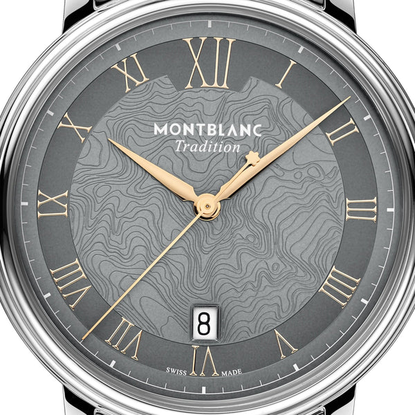 Montblanc Tradition Automatic Stainless Steel Gray Dial Date