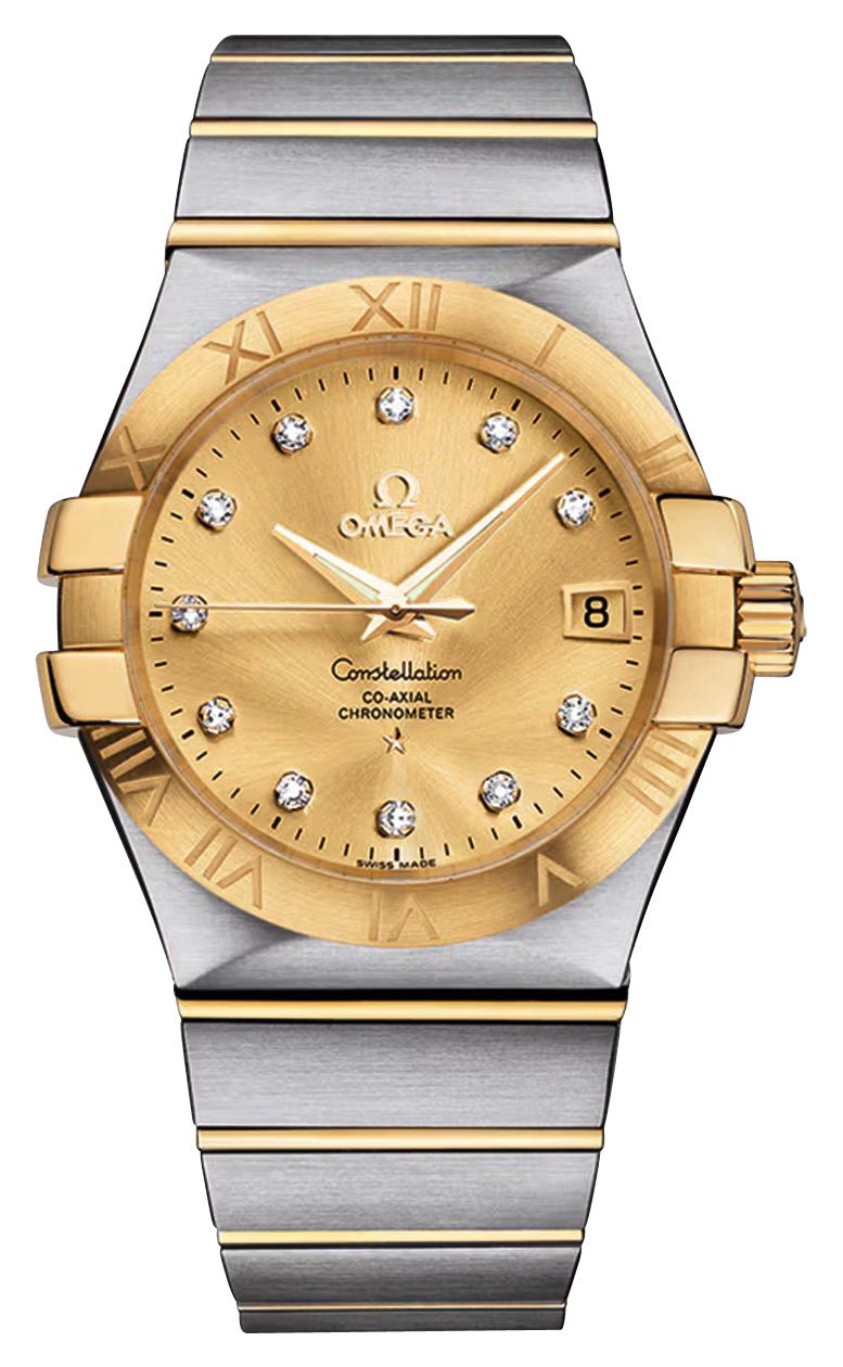 Omega Constellation Automatic Chronometer Stainless Steel 18K Yellow