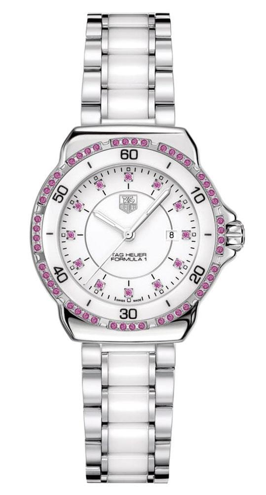 TAG Heuer Formula 1 ピンクダイアル TAG Heuer Formula 1 Ceramic Pink Sapphires Ladies Watch