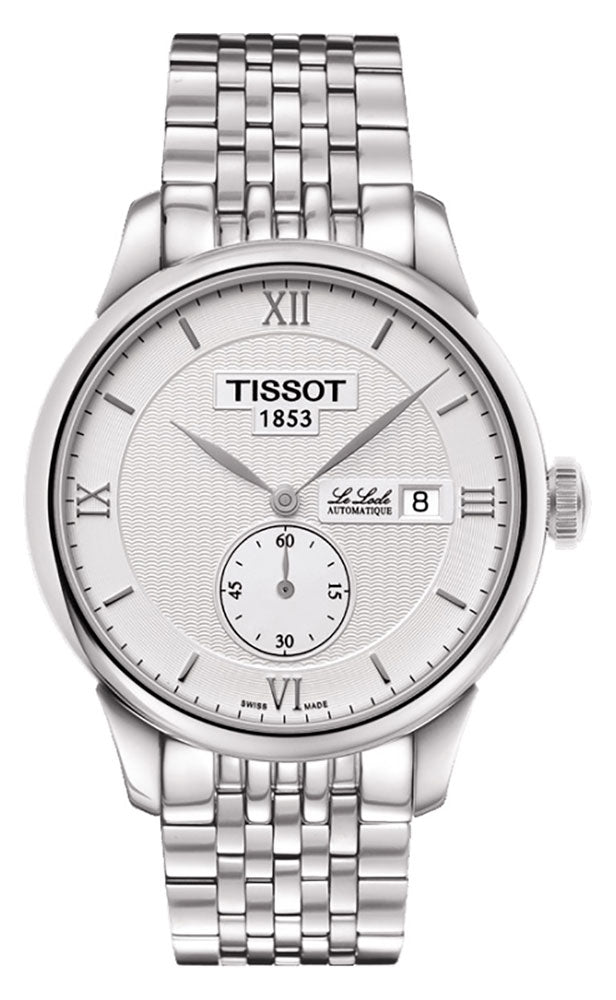 Tissot Le Locle Stainless Steel Automatic Silver Dial Date Mens Watch T0064281103801