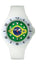 ToyWatch Jelly Flag Brazil Only Time Unisex Plasteramic & White Rubber Watch JYF05BR - Watches & Beyond