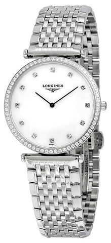 update alt-text with template Watches - Womens-Longines-L47410806-30 - 35 mm, diamonds / gems, La Grande Classique, Longines, mother-of-pearl, new arrivals, round, rpSKU_L45124876, rpSKU_L45150876, rpSKU_L45230876, rpSKU_L47410996, rpSKU_L47664876, stainless steel band, stainless steel case, swiss automatic, watches, white, womens, womenswatches-Watches & Beyond