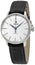 Watches - Womens-Rado-R22862045-30 - 35 mm, Coupole Classic, leather, Rado, round, stainless steel case, swiss automatic, watches, white, womens, womenswatches-Watches & Beyond