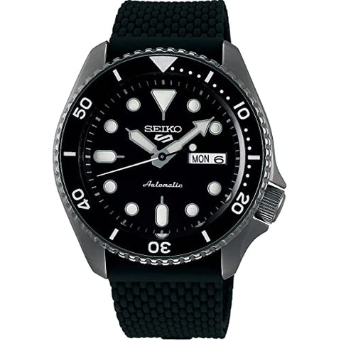 update alt-text with template Watches - Mens-Seiko-SRPD65K2-40 - 45 mm, 5 Sports, automatic, black, black PVD case, date, day, mens, menswatches, new arrivals, round, rpSKU_SRPC57K1, rpSKU_SRPC59K1, rpSKU_SRPC67K1, rpSKU_SSC741P1, rpSKU_SSC783P1, Seiko, silicone band, uni-directional rotating bezel, watches-Watches & Beyond