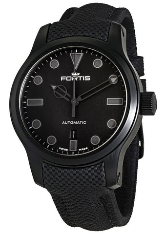 update alt-text with template Watches - Mens-Fortis-F4020003-40 - 45 mm, black, black PVD case, date, divers, fabric, Fortis, mens, menswatches, new arrivals, round, rpSKU_CAY1110.BA0927, rpSKU_F4020002, rpSKU_F4020004, rpSKU_WAY2010.BA0927, rpSKU_WBD2110.BA0928, Shoreliner, swiss automatic, watches-Watches & Beyond
