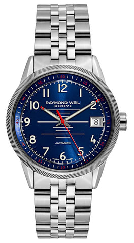 update alt-text with template Watches - Mens-Raymond Weil-2754-ST-05500-40 - 45 mm, blue, date, Freelancer, mens, menswatches, new arrivals, Raymond Weil, round, stainless steel band, stainless steel case, swiss automatic, watches-Watches & Beyond