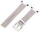 Watch Bands-Gucci-YFA50005-Gucci, leather, Mother's Day, U-Play, unisex, watch bands, watchbands, white-Watches & Beyond