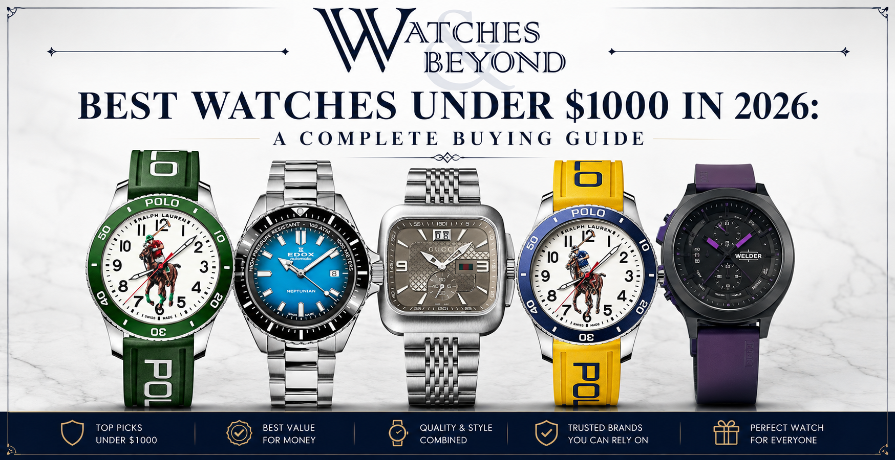 Best Watches Under $1000 in 2026: A Complete Buying Guide