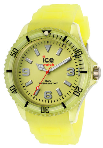 Ice-Watch Ice-Glow Polyamide & Silicone Mens Yellow Fashion Watch GL.GY.B.S.11