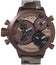 Welder by U-Boat K29 Triple Time Zone Chronograph Camouflage Strap Brown Steel Mens Sport Watch K29-8005