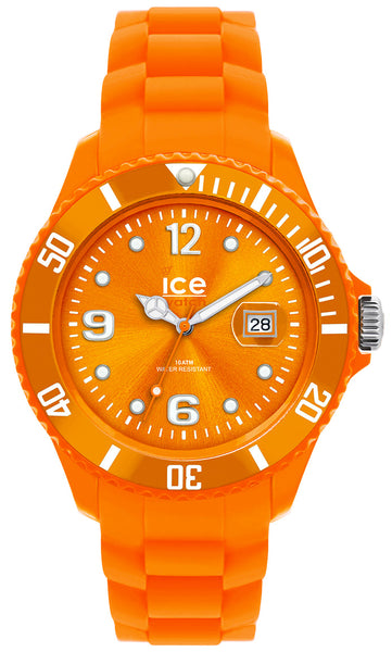 Ice-Watch Ice-Forever Sili Collection Polyamide & Silicone Mens Orange Watch Date SI.OE.B.S.09