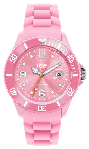 Ice-Watch Ice-Forever Sili Collection Pink Polyamide & Silicone Mens Watch Date Date SI.PK.B.S.09
