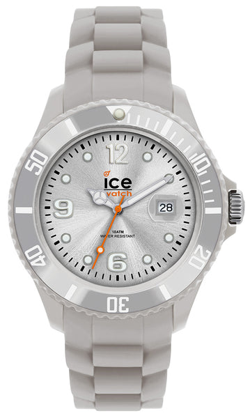 Ice-Watch Ice-Forever Sili Collection Grey/Silver Polyamide & Silicone Mens Watch Date SI.SR.B.S.09