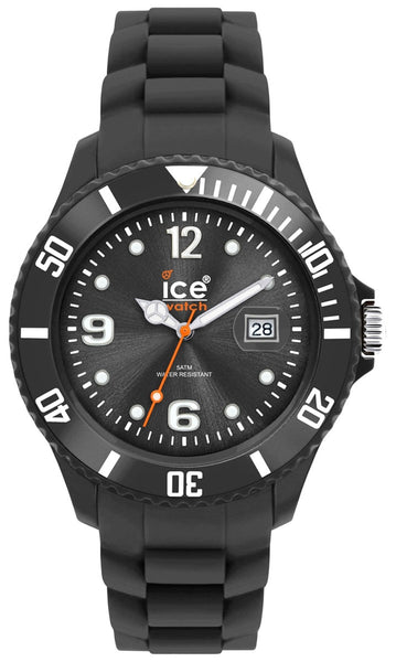 Ice-Watch Ice-Winter Sili Collection Polyamide and Silicone Grey Unisex Watch Date SW.EC.U.S.11