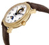 Frederique Constant Classics Heart Beat Moonphase Gold Tone Steel Automatic Silver Dial Brown Leather Strap Mens Watch FC-335MC4P5