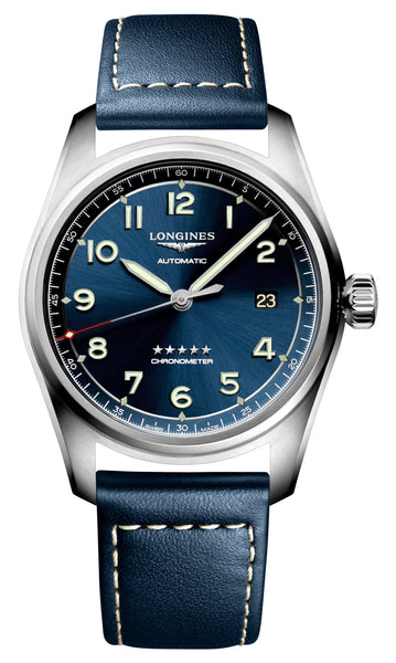 update alt-text with template Watches - Mens-Longines-35 - 40 mm,40 - 45 mm,blue,COSC,date,leather,Longines,mens,menswatches,new arrivals,round,rpSKU_L34104930,rpSKU_L38104032,rpSKU_L38104530,rpSKU_L38114530,rpSKU_L38114930,Spirit,stainless steel case,swiss automatic,watches-Watches & Beyond