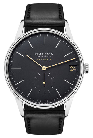 update alt-text with template Watches - Mens-NOMOS Glashutte-40 - 45 mm,black,date,german automatic,leather,mens,menswatches,new arrivals,NOMOS Glashutte,Orion,round,rpSKU_1101,rpSKU_135,rpSKU_175,rpSKU_346,rpSKU_602,seconds sub-dial,stainless steel case,watches-Watches & Beyond