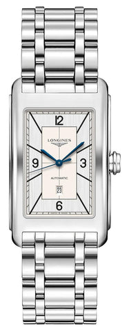 Longines DolceVita Automatic Stainless Steel Silver Dial Date Mens Watch L5.767.4.73.6