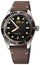 Oris Divers Sixty-Five Automatic Stainless Steel Brown Leather Strap Black Dial Date Mens Watch 01 733 7707 4354-07 5 20 55