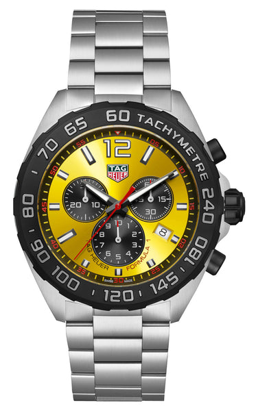 update alt-text with template Watches - Mens-Tag Heuer-40 - 45 mm,chronograph,date,divers,Formula 1,mens,menswatches,new arrivals,round,rpSKU_CAZ1014.BA0842,rpSKU_CAZ101AG.BA0842,rpSKU_CAZ101AH.BA0842,rpSKU_CAZ101AM.FT8054,rpSKU_CAZ101AV.BA0842,seconds sub-dial,stainless steel band,stainless steel case,swiss quartz,tachymeter,TAG Heuer,watches,yellow-Watches & Beyond