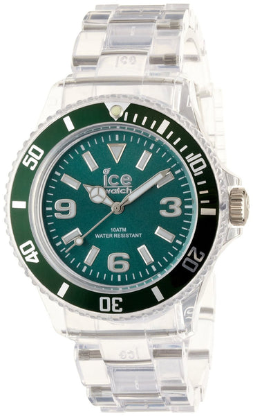 Ice-Watch Ice-Pure Forest Green Dial Clear Ice-Ramic Polyamide Transparent Unisex Fashion Watch PU.FT.U.P.12