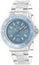 Ice-Watch Ice-Pure Blue Clear Ice-Ramic Polyamide Transparent Unisex Fashion Watch PU.BE.U.P.12
