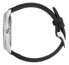 Gucci G-Timeless Automatic Stainless Steel Black Dial Black Leather Strap Mens Watch YA126365
