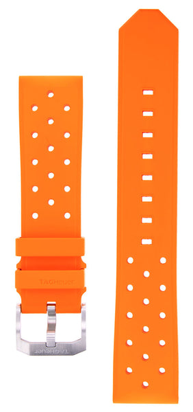 TAG Heuer Formula 1 Orange Rubber Strap 21.5 mm BT0729