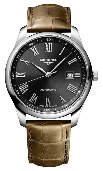 update alt-text with template Watches - Mens-Longines-40 - 45 mm,black,date,leather,Longines,Master Collection,mens,menswatches,new arrivals,round,rpSKU_L28935797,rpSKU_L29094920,rpSKU_L29194516,rpSKU_L29204920,rpSKU_L29204926,stainless steel case,swiss automatic,watches-Watches & Beyond