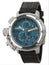 Limited Edition U-Boat Chimera Automatic Chronograph Stainless Steel Blue Dial Black Leather Strap Date Mens Watch 9589