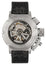 Limited Edition U-Boat Chimera Automatic Chronograph Stainless Steel Blue Dial Black Leather Strap Date Mens Watch 9589