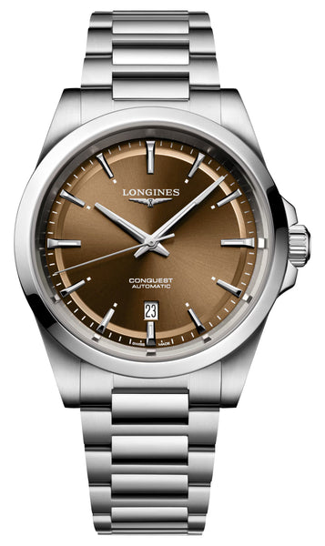 update alt-text with template Watches - Mens-Longines-40 - 45 mm,brown,Conquest,date,Longines,mens,menswatches,new arrivals,round,rpSKU_L38304029,rpSKU_L38304526,rpSKU_L38304529,rpSKU_L38304929,rpSKU_L47954782,stainless steel band,stainless steel case,swiss automatic,watches-Watches & Beyond
