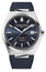 Frederique Constant Highlife COSC Automatic Stainless Steel Blue Dial Interchangeable Blue Rubber Strap Date Unisex Watch FC-303BL3NH6B
