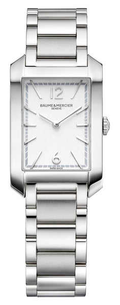 Baume & Mercier Hampton Stainless Steel Silver Dial Quartz Womens Watch M0A10473