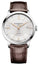 Baume & Mercier Classima Automatic Stainless Steel Silver Dial Brown Leather Strap Date Mens Watch M0A10853
