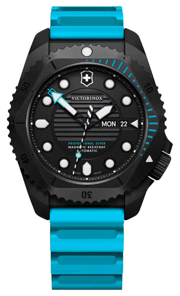 update alt-text with template Watches - Mens-Victorinox Swiss Army-40 - 45 mm,black,date,day,Dive Pro,divers,mens,menswatches,new arrivals,round,rpSKU_241994,rpSKU_241997,rpSKU_242006,rpSKU_242069.1,rpSKU_242070,rubber,swiss automatic,titanium case,uni-directional rotating bezel,Victorinox Swiss Army,watches-Watches & Beyond