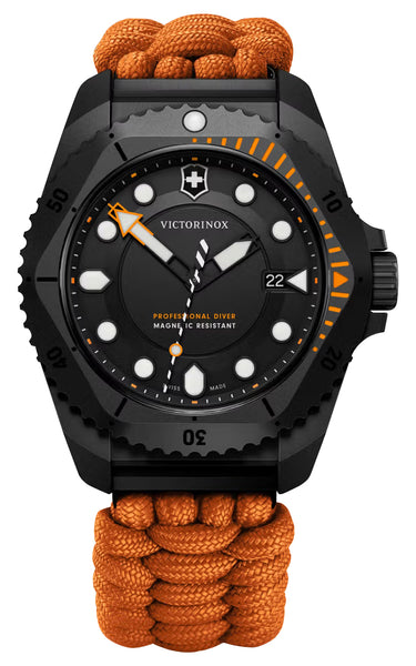 update alt-text with template Watches - Mens-Victorinox Swiss Army-40 - 45 mm,black,date,Dive Pro,divers,interchangeable band,mens,menswatches,new arrivals,nylon,round,rpSKU_241994,rpSKU_241997,rpSKU_242006,rpSKU_242070,rpSKU_242071,swiss quartz,titanium case,uni-directional rotating bezel,Victorinox Swiss Army,watches-Watches & Beyond