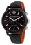 Baume & Mercier Capeland Automatic Chronograph Black ADLC Steel Black Dial Black Leather Strap Date Mens Watch M0A10452
