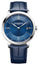Baume & Mercier Classima Stainless Steel Blue Dial Blue Leather Strap Date Quartz Mens Watch M0A10878