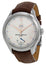 Baume & Mercier Clifton Big Date Automatic Stainless Steel Silver Dial Brown Leather Strap Power Reserve Mens Watch M0A10205