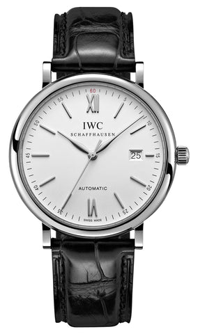 update alt-text with template Watches - Mens-IWC-IW356501-35 - 40 mm, 40 - 45 mm, date, IWC, leather, mens, menswatches, Portofino, product_ContactUs, round, rpSKU_IW326906, rpSKU_IW329005, rpSKU_IW356502, rpSKU_IW356527, rpSKU_IW387903, silver-tone, stainless steel case, swiss automatic, watches-Watches & Beyond