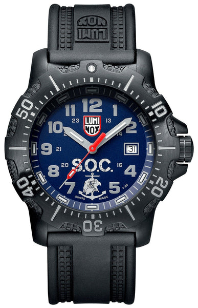 update alt-text with template Watches - Mens-Luminox-XS.4223.SOC-24-hour display, 40 - 45 mm, 45 - 50 mm, black PVD case, blue, date, divers, glow in the dark, Luminox, mens, menswatches, Navy SEAL, new arrivals, round, rpSKU_XS.3001.EVO.A.SET, rpSKU_XS.3517.NQ.SET, rpSKU_XS.3617.SET, rpSKU_XS.3801.C.SET, rpSKU_XS.3801.SIS.SET, rubber, swiss quartz, uni-directional rotating bezel, watches-Watches & Beyond